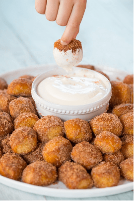 Super Bowl Party Desserts – Cinnamon Sugar Soft Pretzel Bites