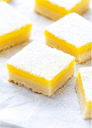 Super Bowl Party Desserts – Lemon Bars with Shortbread Cookie Crust