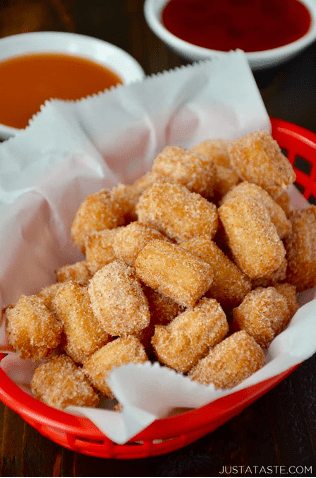 Super Bowl Party Desserts – Cinnamon Sugar Churro Bites